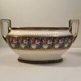 Belgian earthenware fireplace insert Boch la Louviere 1930s, 1940s