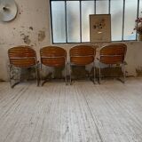 4 chairs Rinaldi "Sabrina" yellow leather