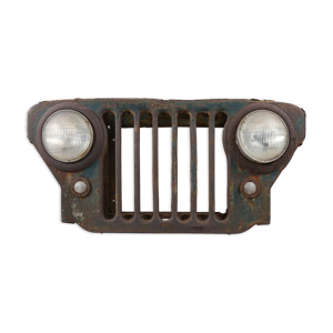 Grille d'un Jeep militaire Willys