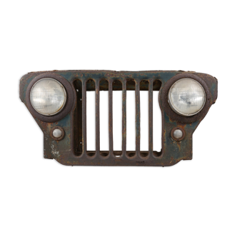 Grille d'un Jeep militaire Willys 1940