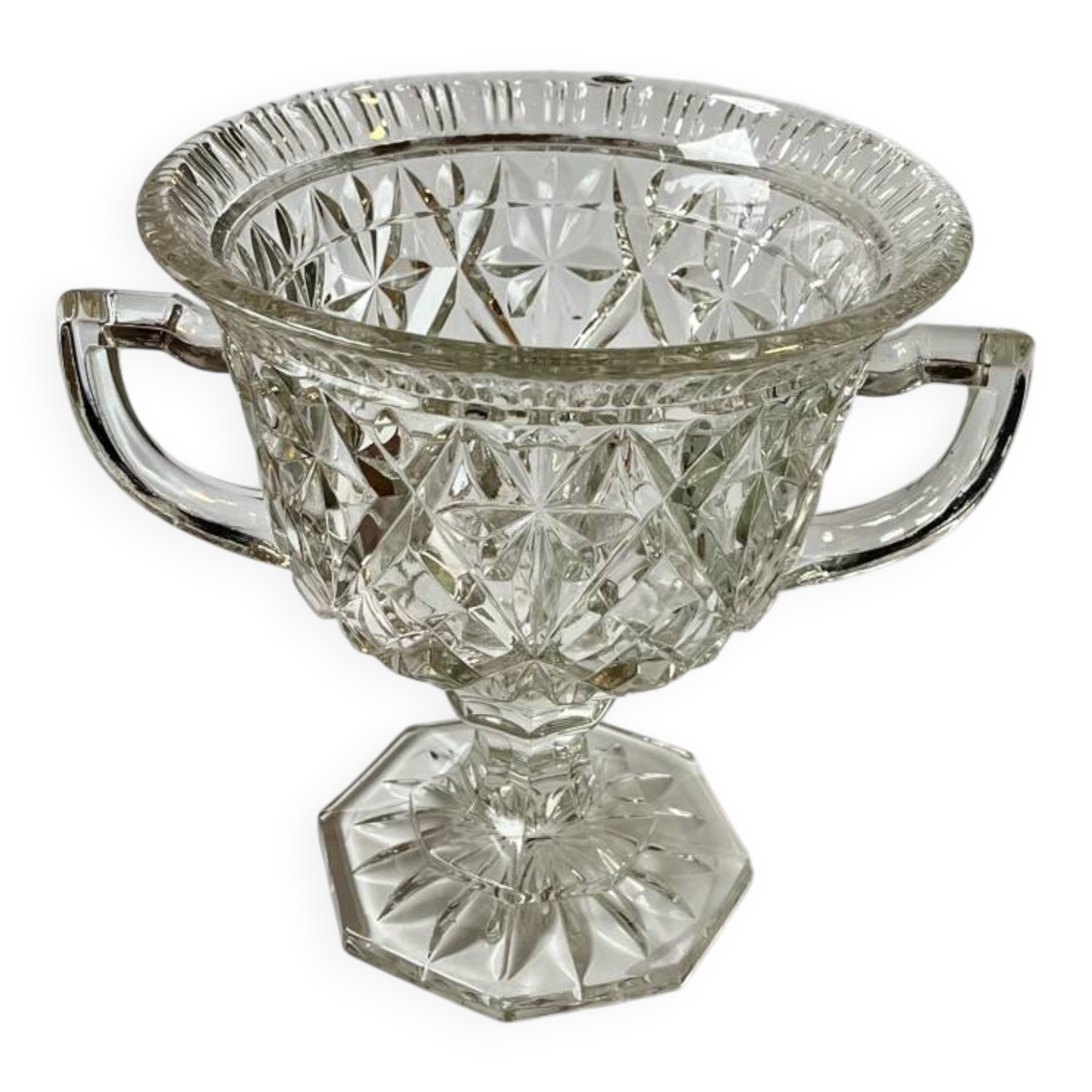 Vintage crystal triumph vase/bowl from the 1960s/70s