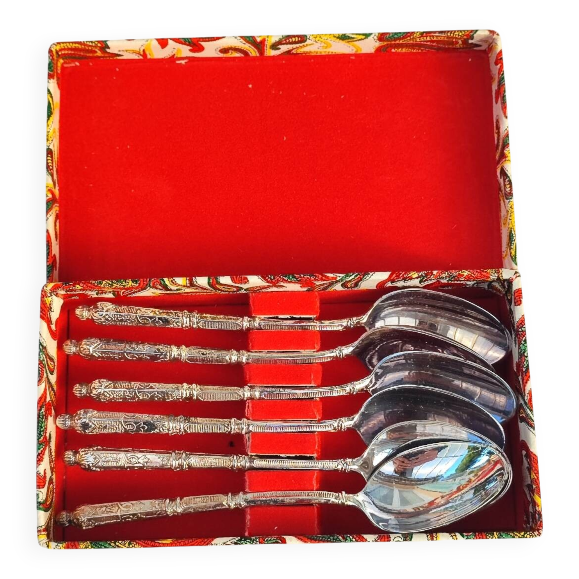 Silver plated teaspoons