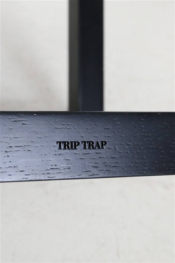 Black "Skagerak" / "Cutter" stool + box by Niels Hvass for Trip Trap / Fritz Hansen