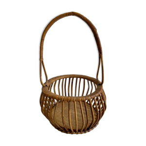 Panier rotin bois osier