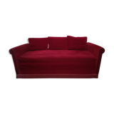 Sofa bench garnet velvet