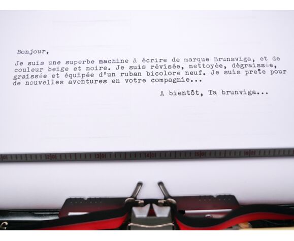 Typewriter brother brunsviga vintage revised ribbon new