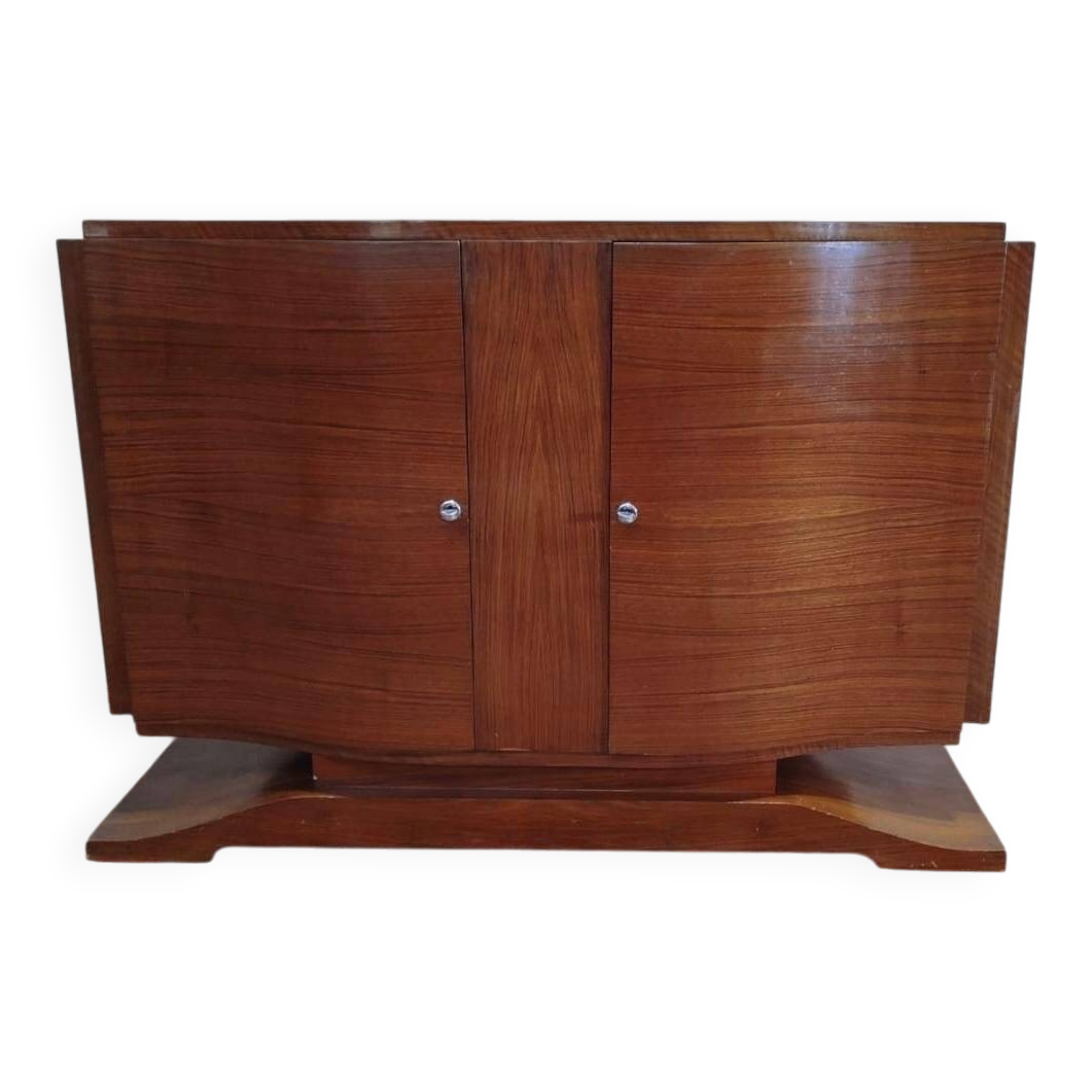 Art Deco period sideboard in mahogany and mahogany veneer