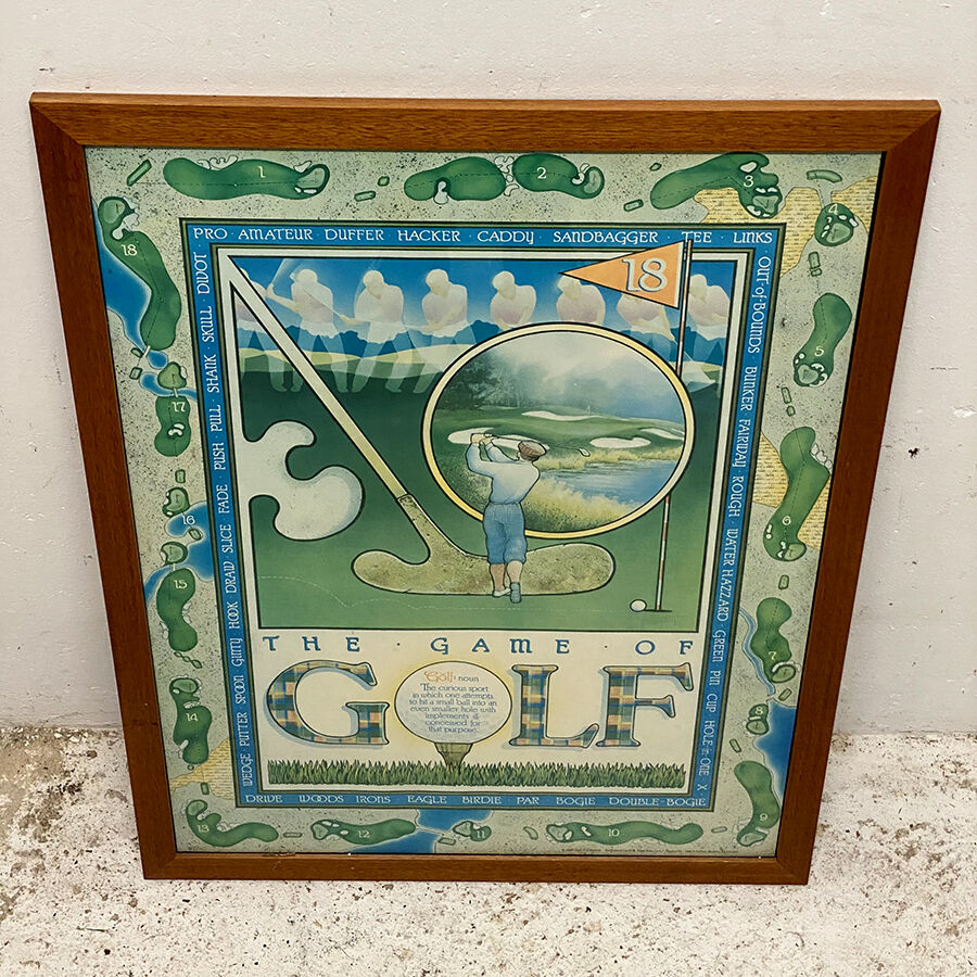 Poster "The Game of Golf"Jack Crompton 1985