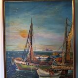 Painting the oil on canvas signed