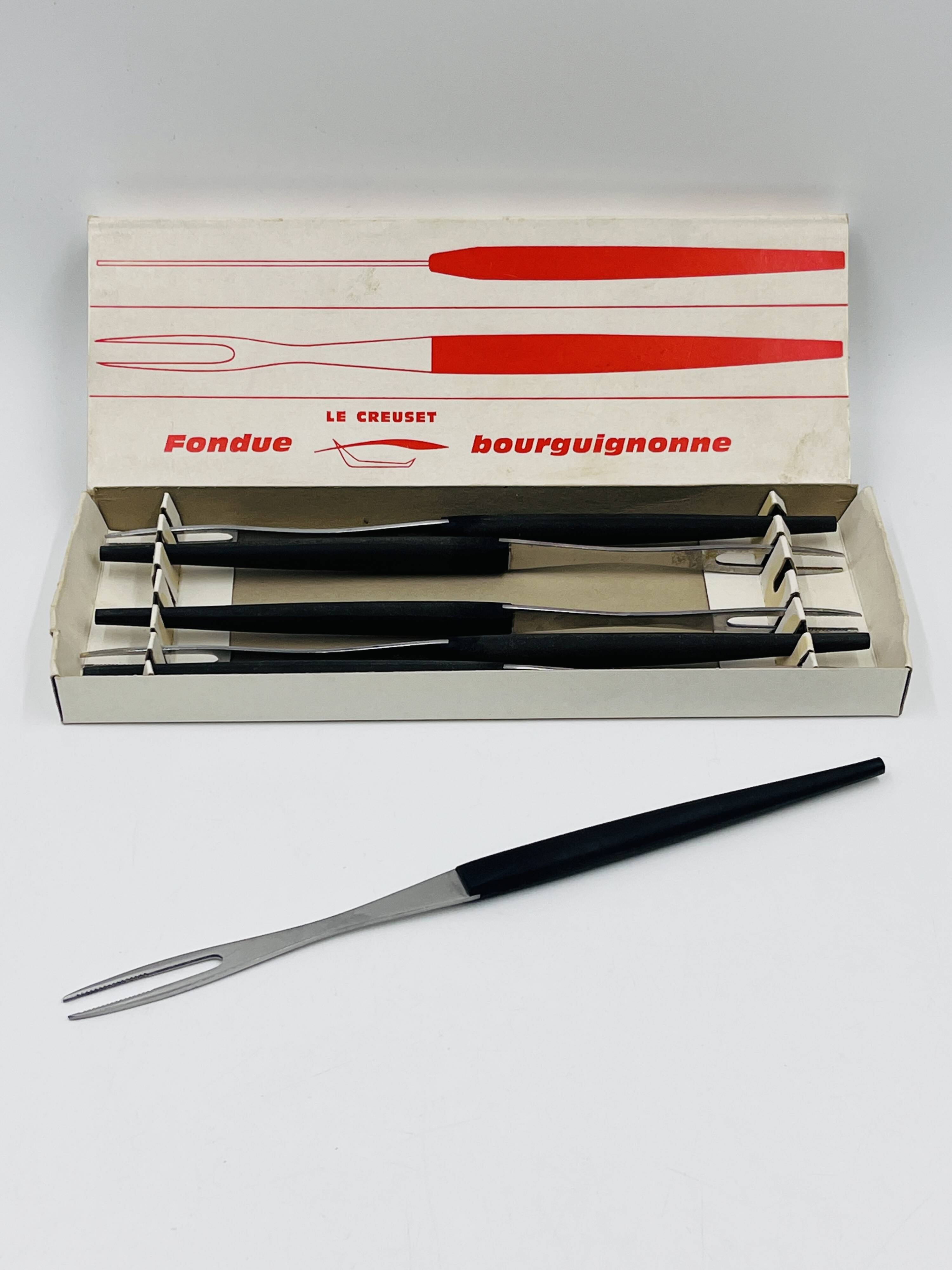 Set of 6 Bourguignonne Fondue Forks Le Creuset