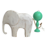 Wooden elephant