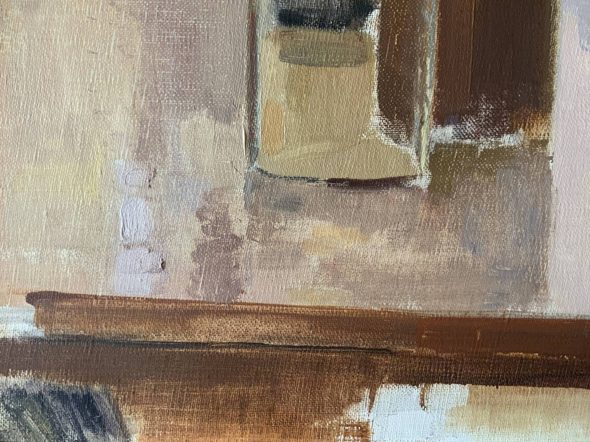 Vintage Oil On Canvas Still Life by G.A. Johansson (1912-1998)
