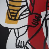 Fernand LÉGER: Cyclist and his bike, signed lithograph