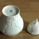 Handmade white lidded porcelain vase by Royal Bavaria KPM - Vintage