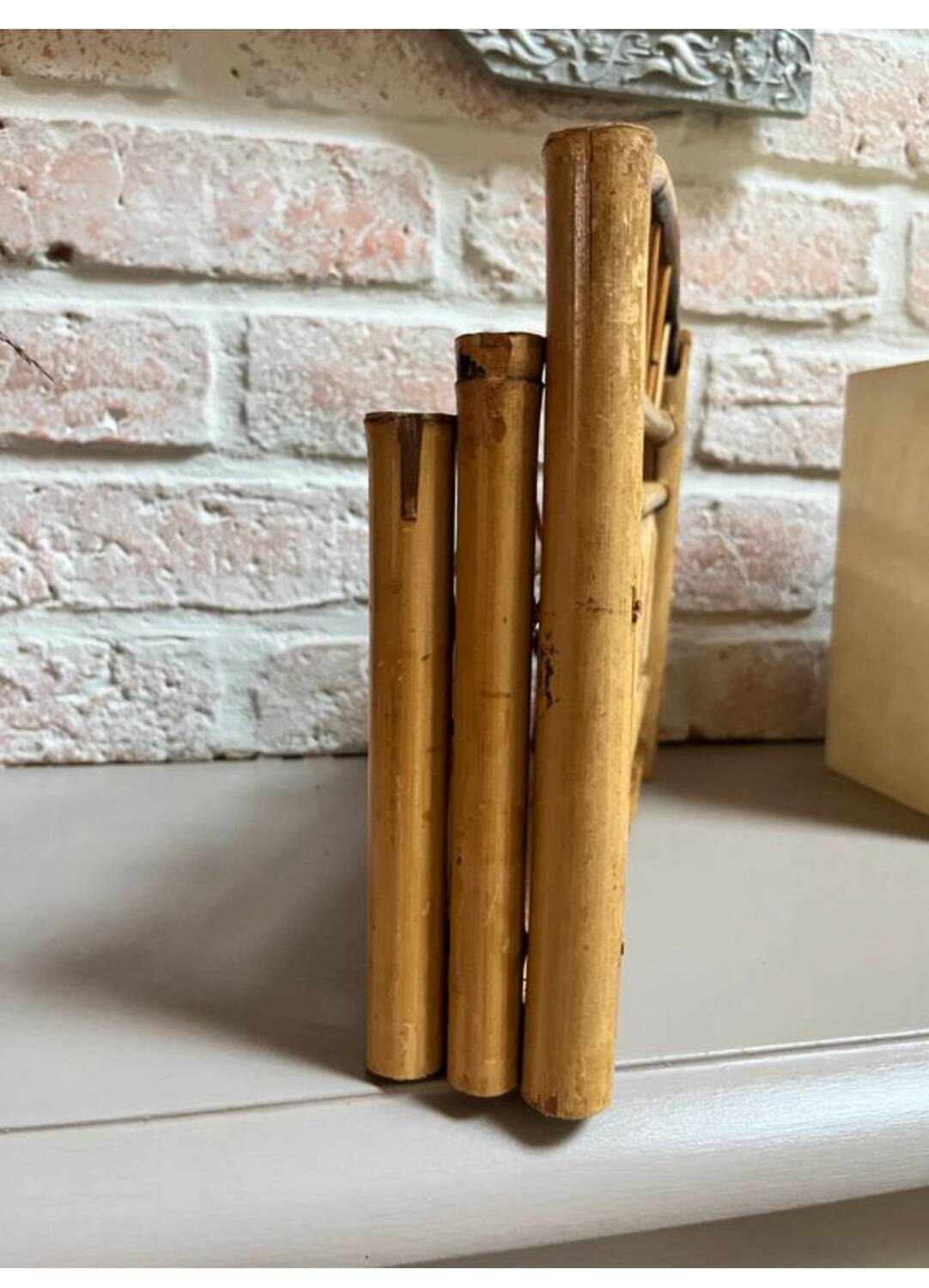 Bamboo letter holder
