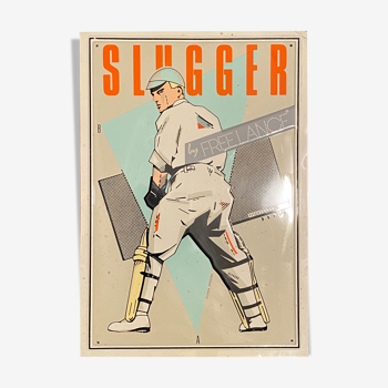 Free Lance advertising plaque "Slugger"