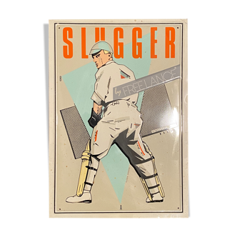 Plaque publicitaire Free Lance "Slugger"