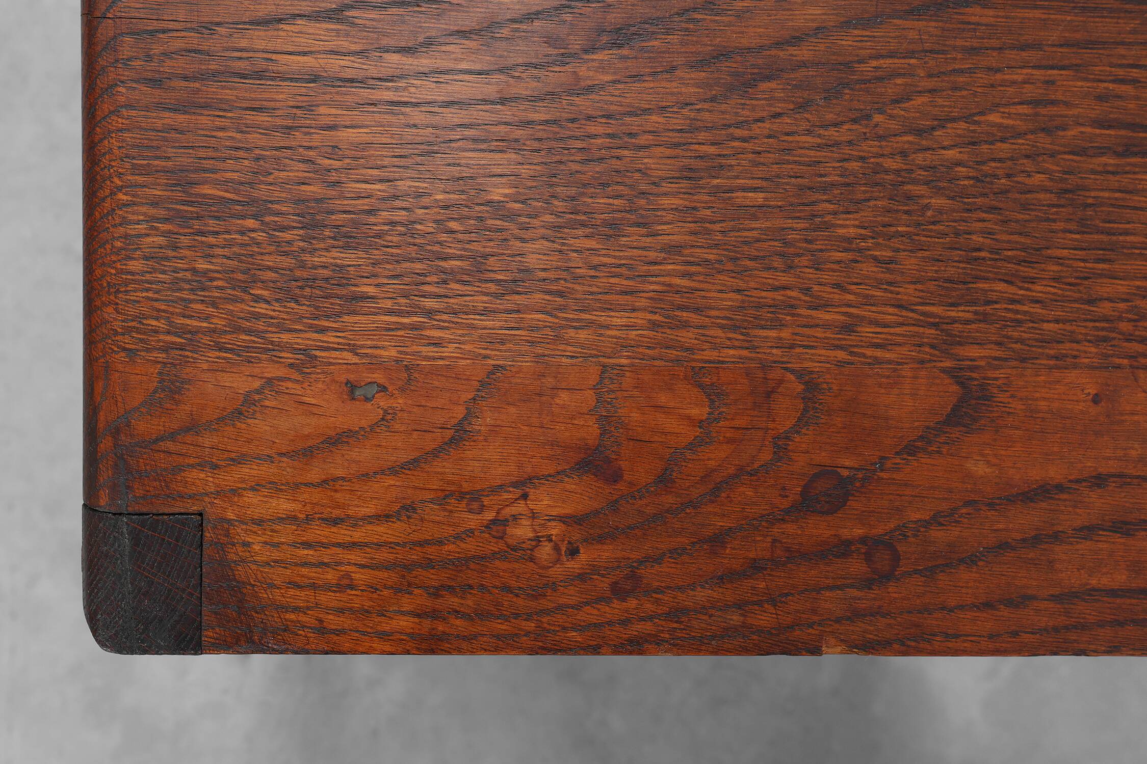 Belgian Arts & Crafts or Jugendstil Oak Stool, circa 1890