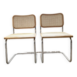 Cesca B32 chairs by Marcel Breuer