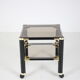 Mid-century small glass table, Vet For, Italy.