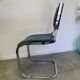 Pair of chrome blue chairs  70
