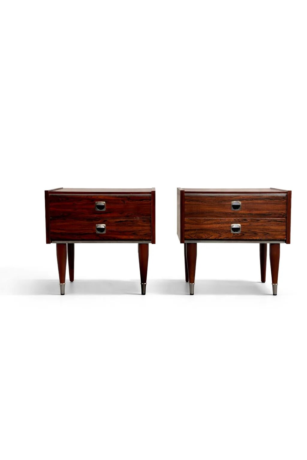 Set rosewood nightstands