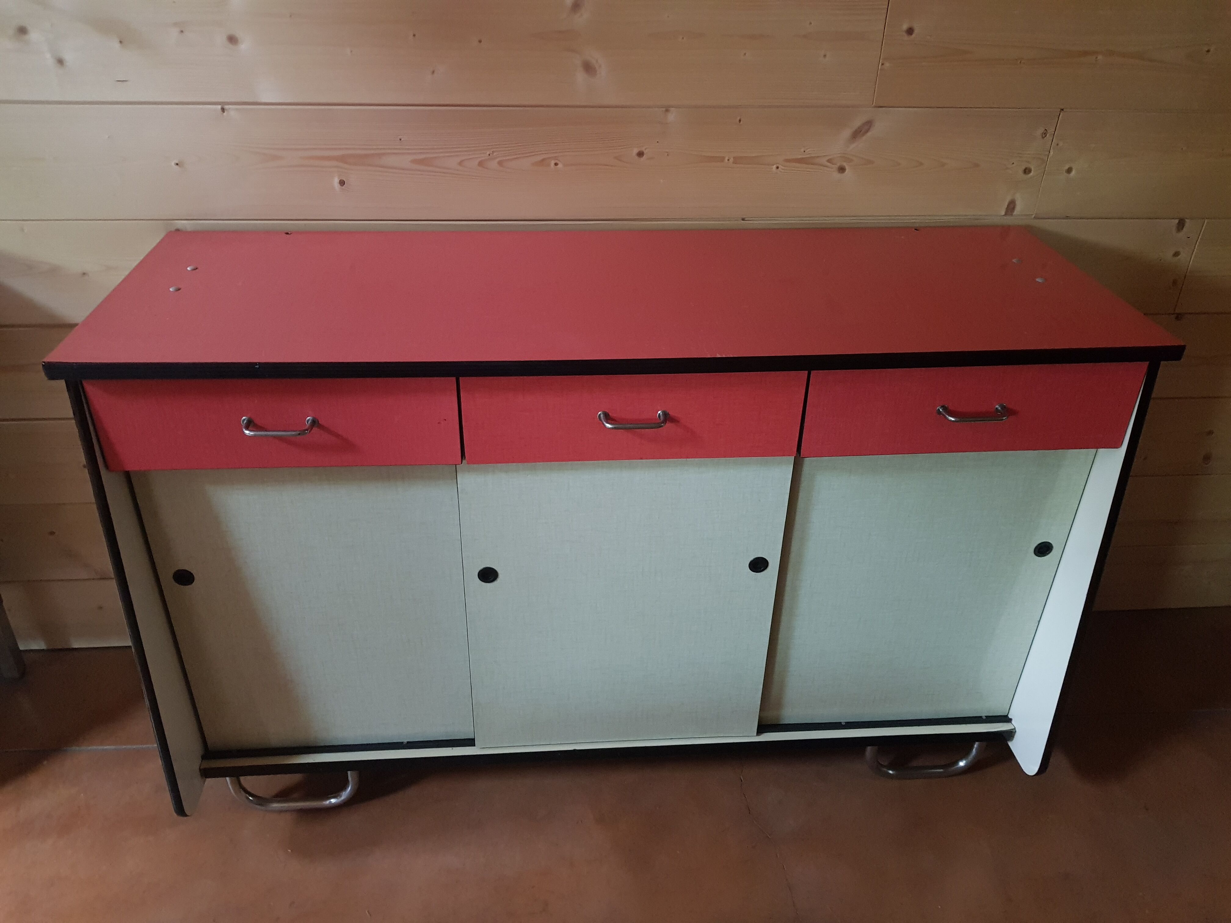 Formica Furniture 60s "AD HOC / Bourgoin France"