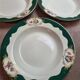Set of 7 deep plates Digoin Sarreguemines Champagne – Opaque porcelain – Vintage ironstone