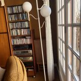 White floor lamp from the 1960s by Monix Editions.