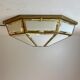 Hollywood Regency, Brass, Ceiling Lamp by Deknudt, Belgium, 1980s