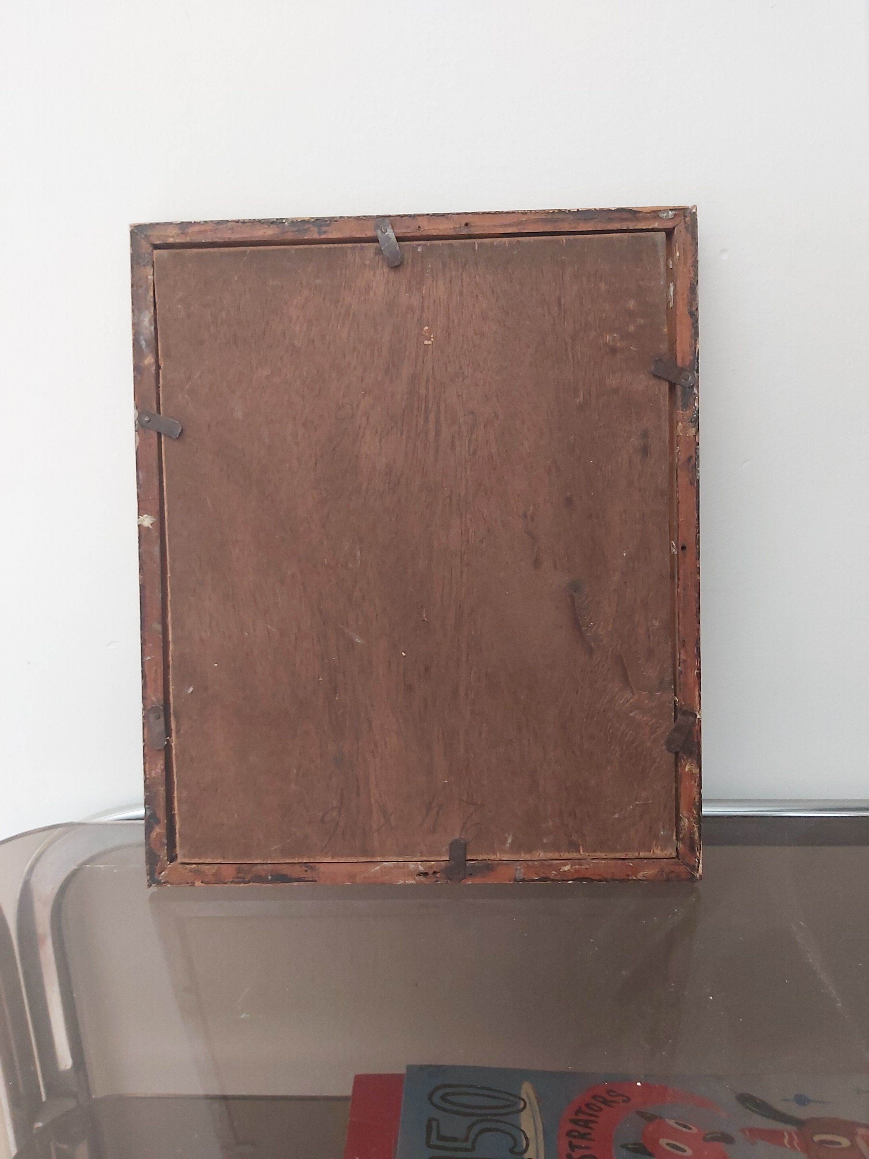 Huile sur bois début de siècle