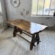 Dining table in solid olive wood Maison Skela 1960