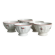Set of 5 small ceramic bowls
