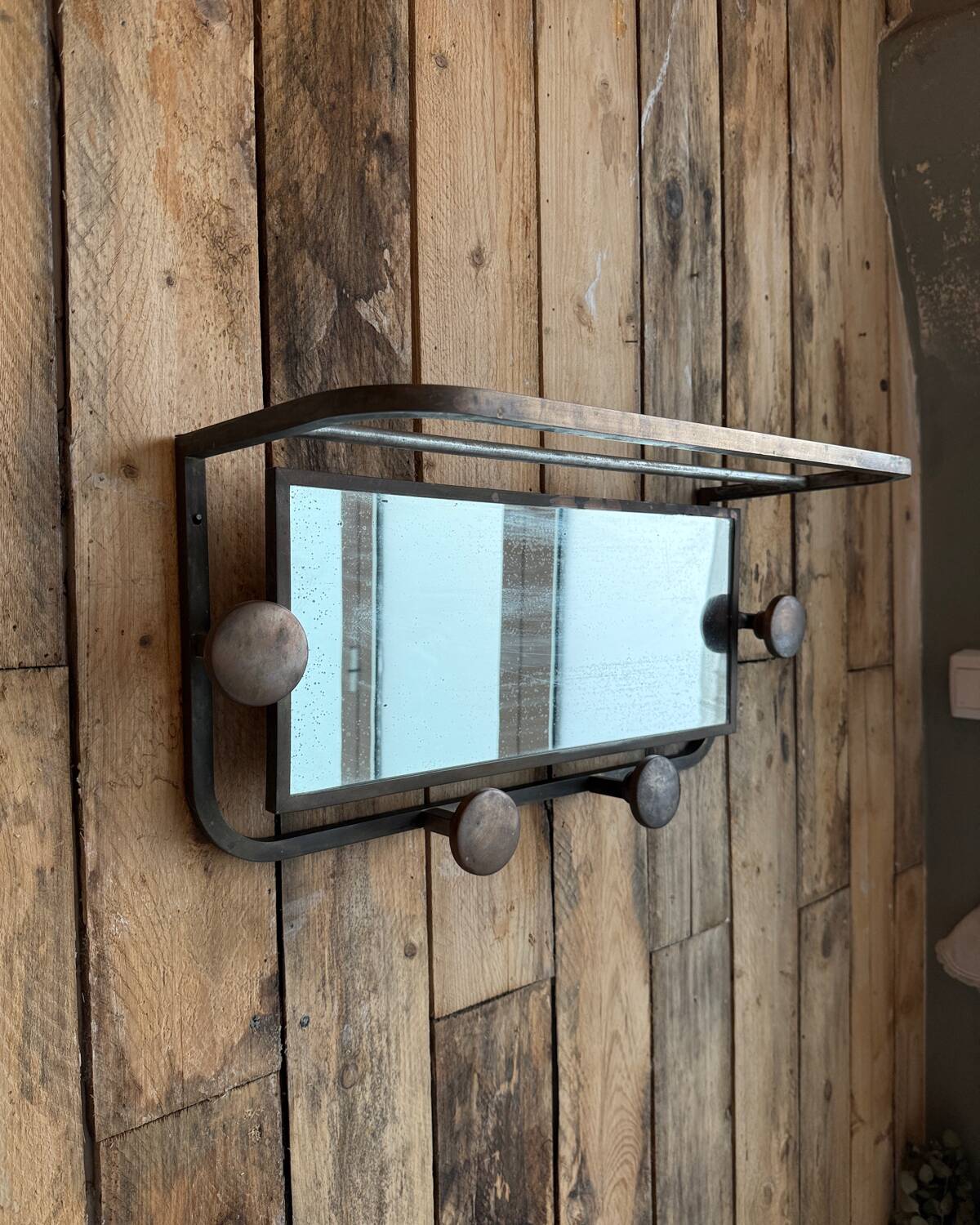 Vintage metal coat racks