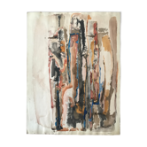 Watercolour on paper signed by Michel BÉRARD (1933-2020) Abstraction, c 1965