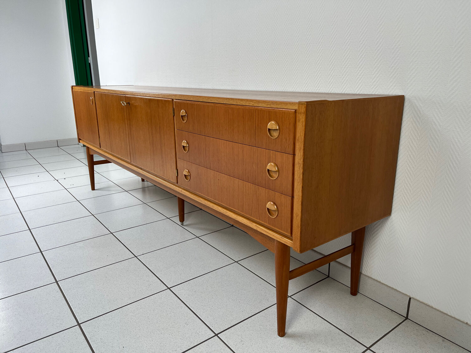 Scandinavian teak sideboard from the 1960s.