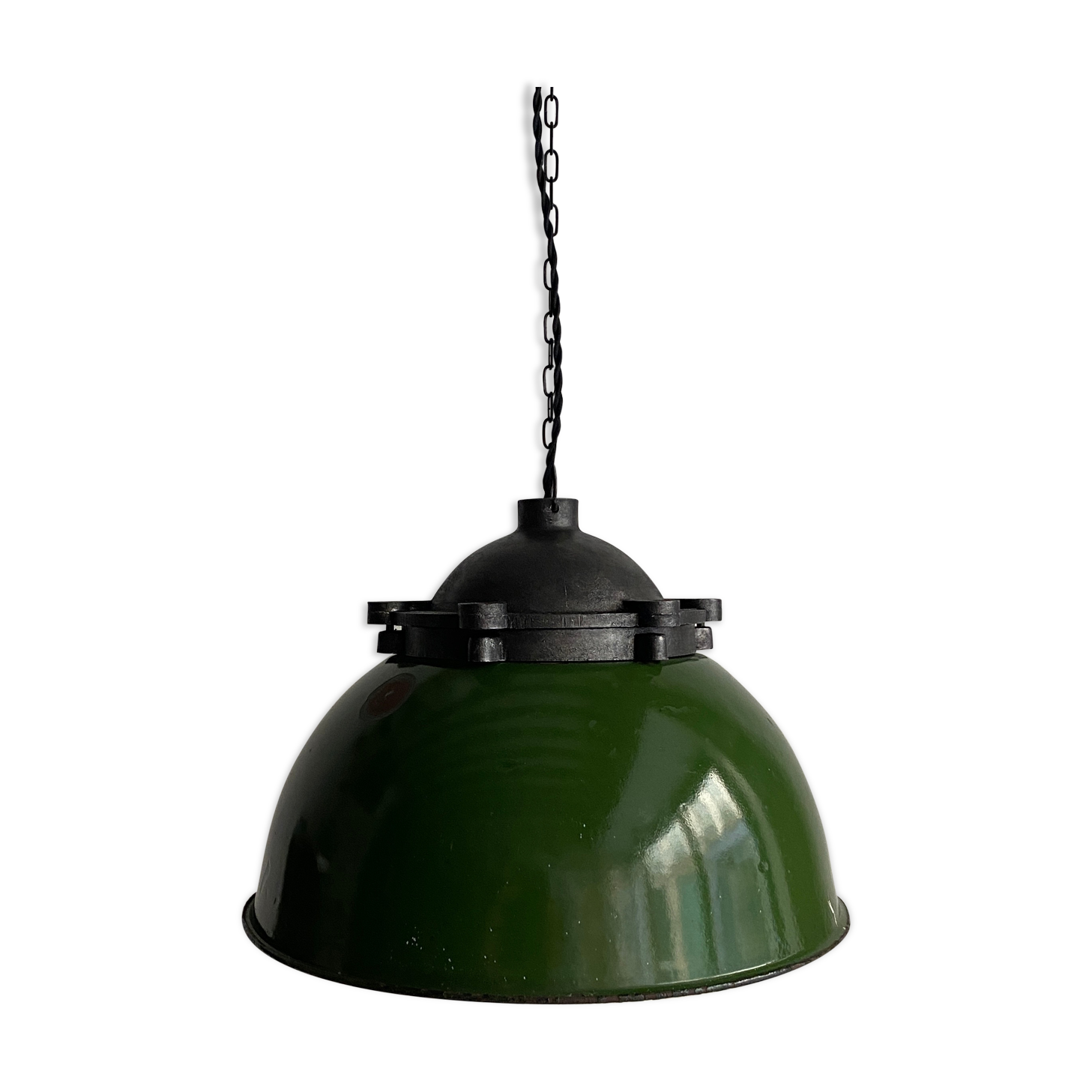 Old industrial hanging lamp