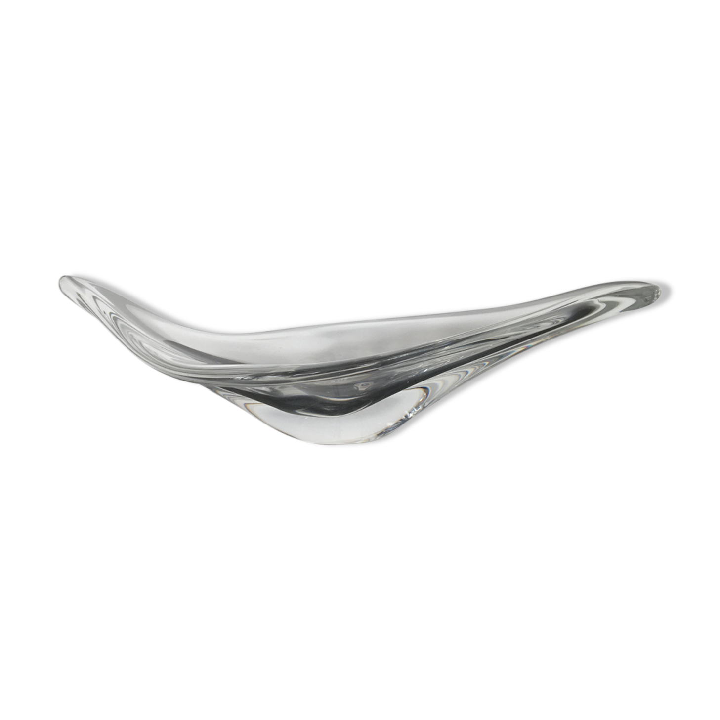 Coupe xl cristal étiré estampillé sèvres