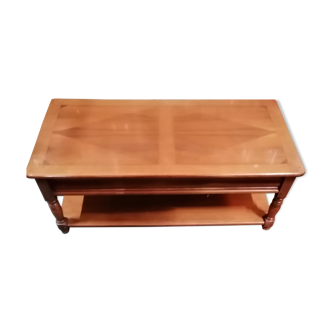 Living room table with two drawers