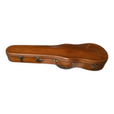 Old violin case with accessories