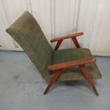 Set 3 armchairs compass feet