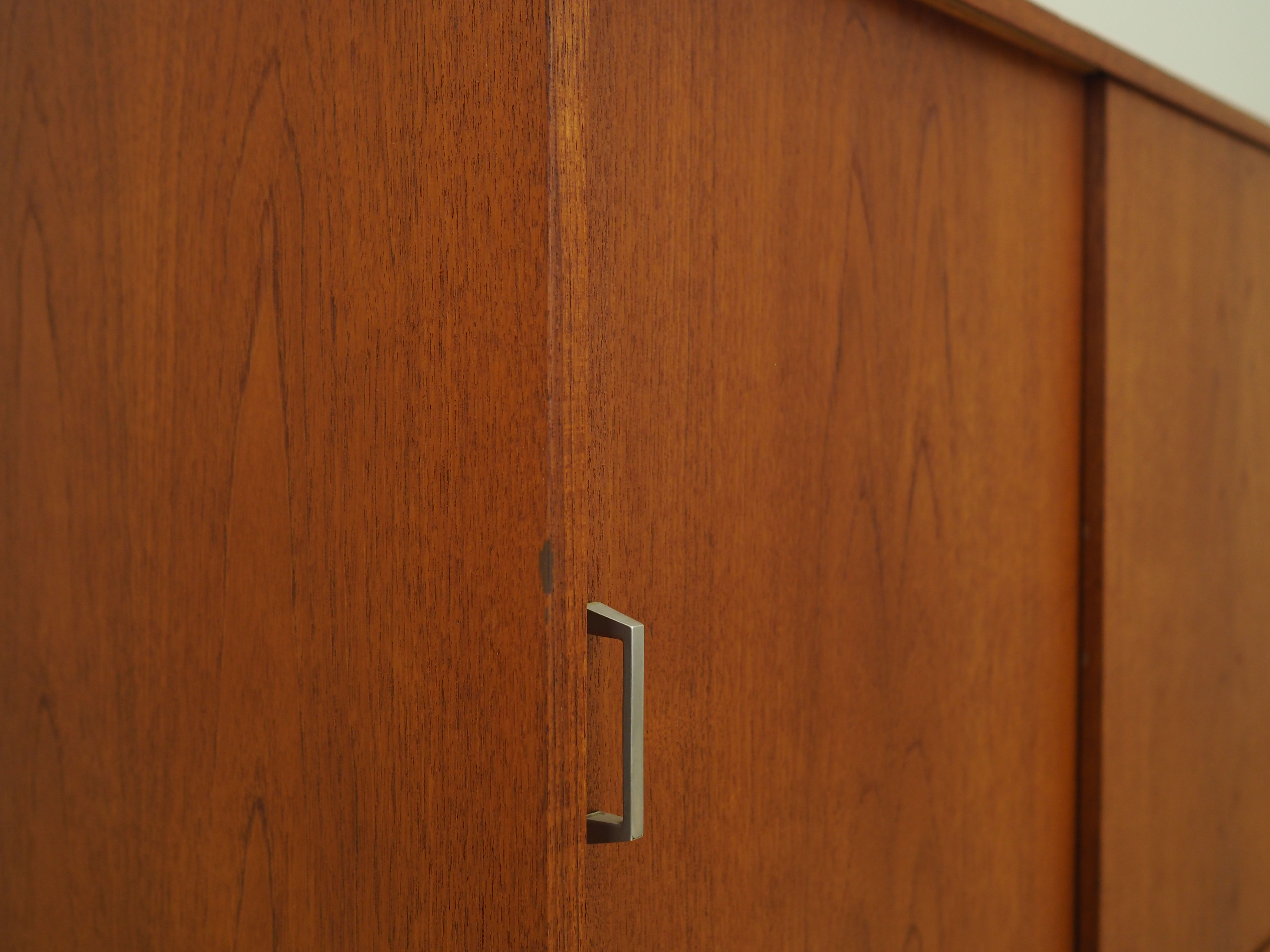Teak cabinet, Danish design, 1970s, production: Denmark