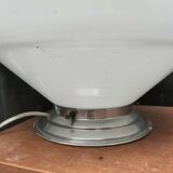 Paire de lampes opaline