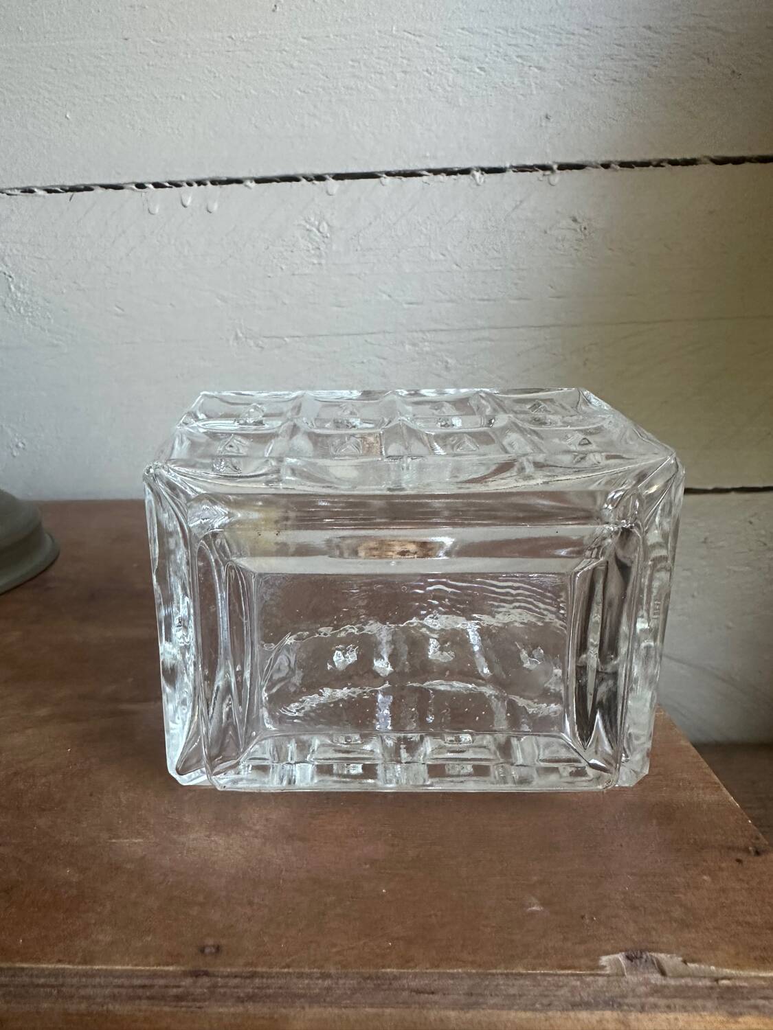Old glass and cork bottle
