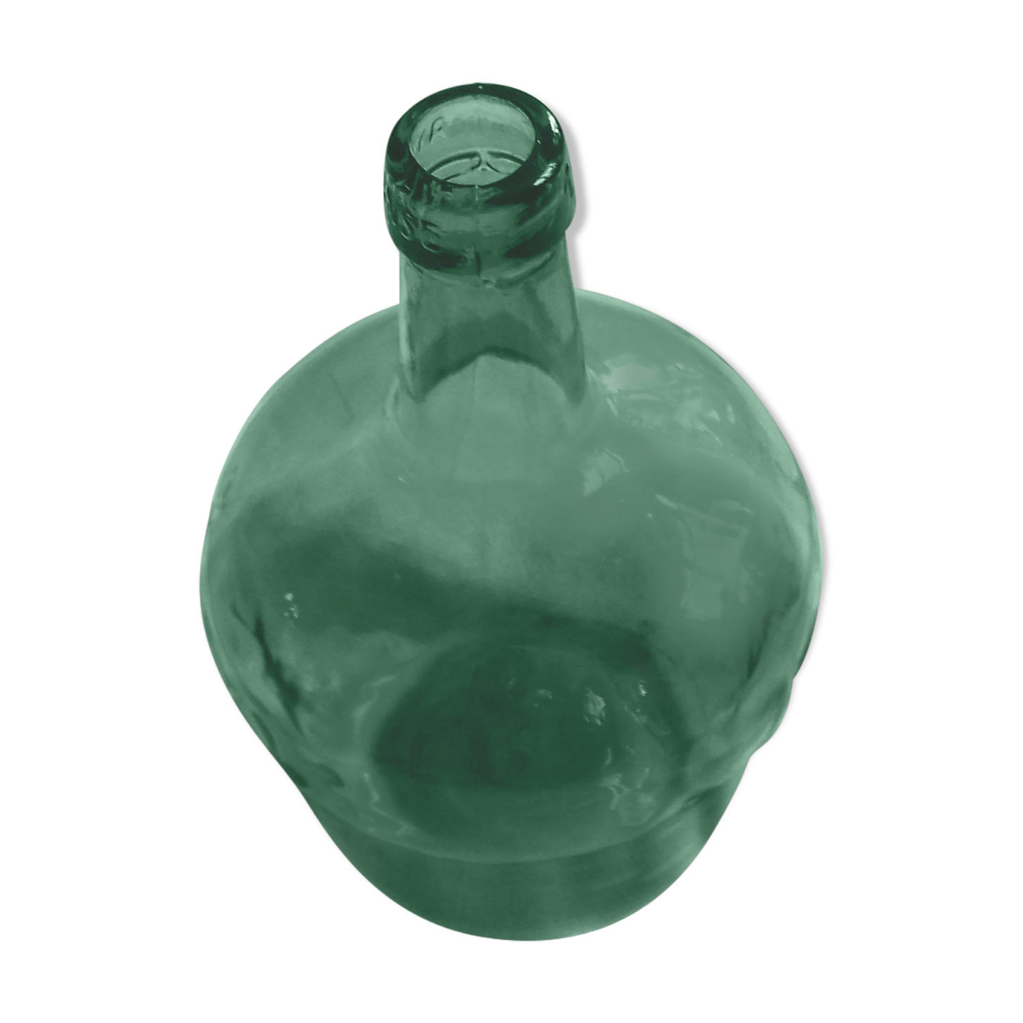 Demi-john bottle green glass