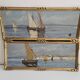 Set of 2 Oil Paintings on Wooden Panels Marine Sailboats Signed Salain