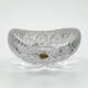 Oval salad bowl in cut crystal from Lorraine 1960 - crystal fruit bowl