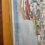 Tableau Le croisic le quai de l’aiguillon Roland Chetelat 89
