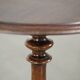 Round antique side table / wine table with rich carvings