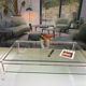 Table basse Altuglass et verre David Lange